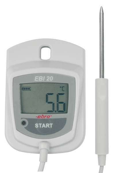 Registrador de datos de temperatura EBI 20-TE