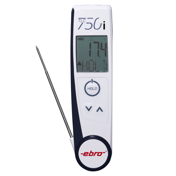 Temperature measuring device with sensor